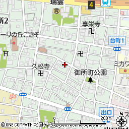 愛知県名古屋市昭和区御器所3丁目20-3周辺の地図