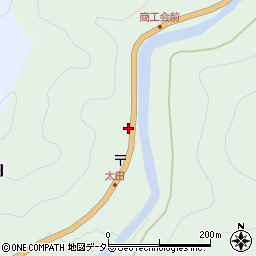 岡山県美作市太田162周辺の地図