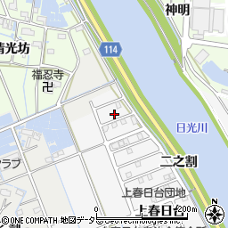 愛知県津島市鹿伏兎町上郷28周辺の地図