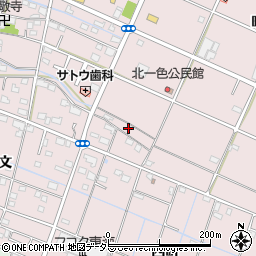 愛知県愛西市北一色町昭和399周辺の地図
