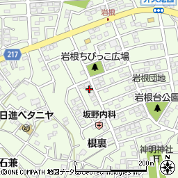 愛知県日進市岩崎町岩根265周辺の地図