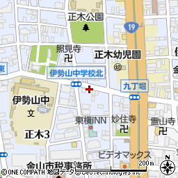 名鉄協商正木第４駐車場周辺の地図