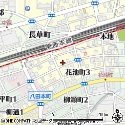 愛知県名古屋市中川区花池町2丁目33周辺の地図