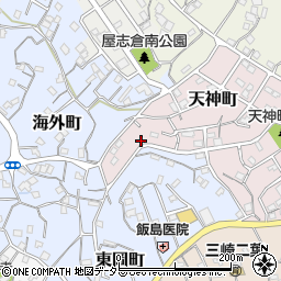 神奈川県三浦市天神町18周辺の地図