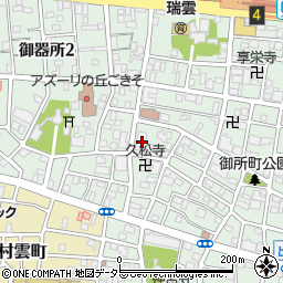 愛知県名古屋市昭和区御器所3丁目19-18周辺の地図