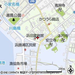 千葉県勝浦市勝浦167周辺の地図