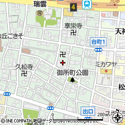 愛知県名古屋市昭和区御器所3丁目17周辺の地図