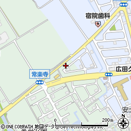 滋賀県近江八幡市安土町常楽寺1987-8周辺の地図