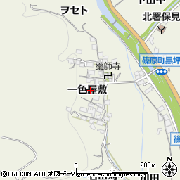 愛知県豊田市篠原町一色屋敷57周辺の地図