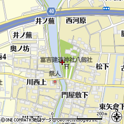 須成天王社周辺の地図
