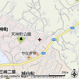 神奈川県三浦市天神町6周辺の地図