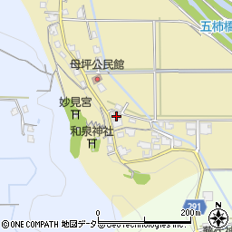 兵庫県丹波市柏原町母坪122-1周辺の地図