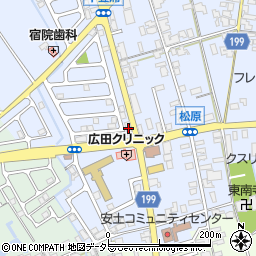 岡田ガラス店周辺の地図