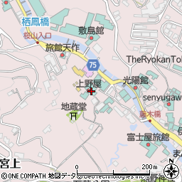 源泉上野屋周辺の地図