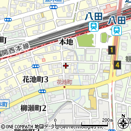 愛知県名古屋市中川区花池町2丁目10周辺の地図