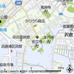 京葉銀行勝浦支店周辺の地図