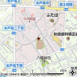 静岡県富士市水戸島本町周辺の地図