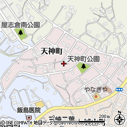 神奈川県三浦市天神町13周辺の地図