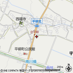 滋賀県東近江市平柳町837周辺の地図