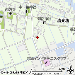 愛知県津島市中一色町清光坊21周辺の地図