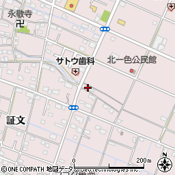 愛知県愛西市北一色町昭和385周辺の地図