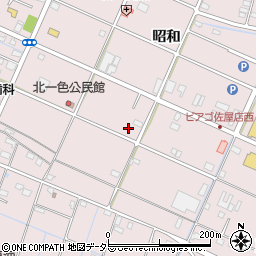 愛知県愛西市北一色町昭和331周辺の地図
