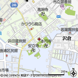 千葉県勝浦市勝浦178周辺の地図