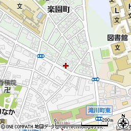 愛知県名古屋市昭和区楽園町131周辺の地図