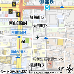 愛知県名古屋市昭和区台町周辺の地図
