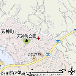 神奈川県三浦市天神町9周辺の地図