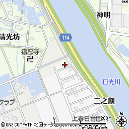 愛知県津島市鹿伏兎町上郷5周辺の地図
