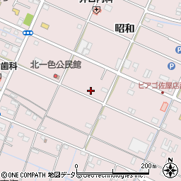 愛知県愛西市北一色町昭和335周辺の地図