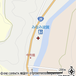 「道の駅」みなみ波賀公衆トイレ周辺の地図