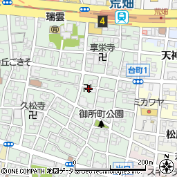 愛知県名古屋市昭和区御器所3丁目17-2周辺の地図