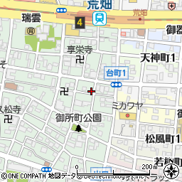 愛知県名古屋市昭和区御器所3丁目12-9周辺の地図