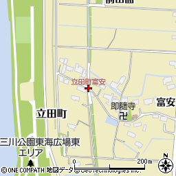 立田町富安周辺の地図