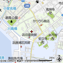 千葉県勝浦市勝浦143周辺の地図