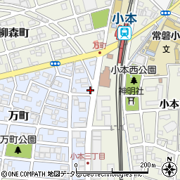 愛知県名古屋市中川区万町207周辺の地図