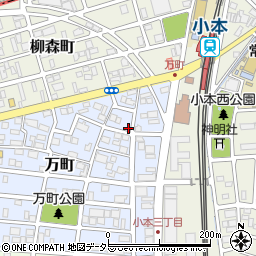 愛知県名古屋市中川区万町1003周辺の地図