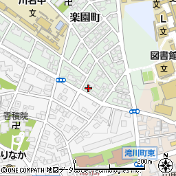 愛知県名古屋市昭和区楽園町132周辺の地図