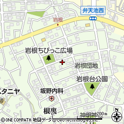 愛知県日進市岩崎町岩根158周辺の地図