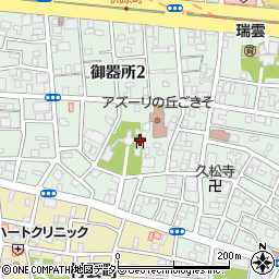 愛知県名古屋市昭和区御器所2丁目9周辺の地図