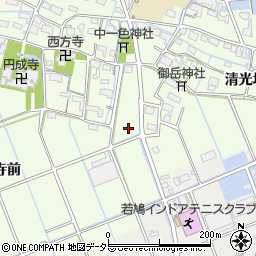愛知県津島市中一色町清光坊18周辺の地図