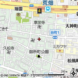 愛知県名古屋市昭和区御器所3丁目12-13周辺の地図