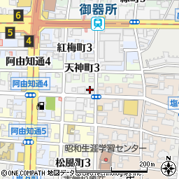 郵便局東海支社台町宿舎周辺の地図