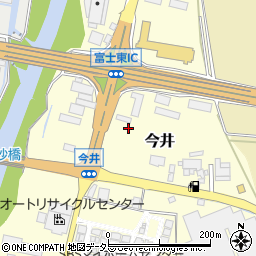 静岡県富士市今井340周辺の地図
