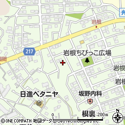 愛知県日進市岩崎町岩根270周辺の地図