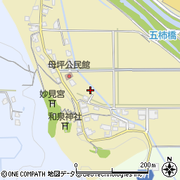 兵庫県丹波市柏原町母坪485-3周辺の地図