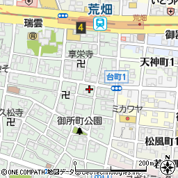 愛知県名古屋市昭和区御器所3丁目12-4周辺の地図
