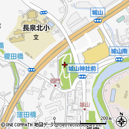 城山神社公園周辺の地図